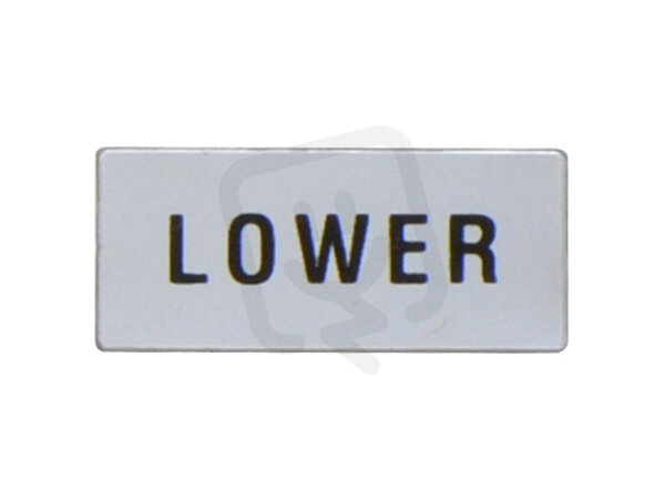 Lovato LPXAGB232 Štítek ''LOWER''