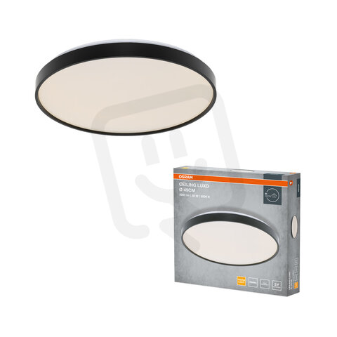 CEILING LUXO BLACK ? 49 cm 36W 3000K IP20 BLACK OSRAM 4099854651373