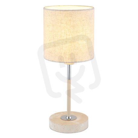 Stolní lampa DELEON písková 1xE14, max. 40W 230V GLOBO 15968T
