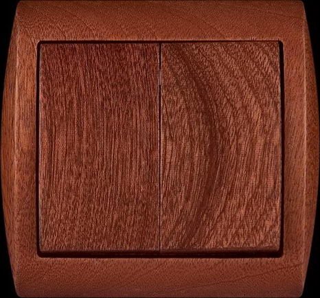 SEZ-CZ DS-A5A-40-0-LXDA Domovní spínač č.5A mahagon LXDA