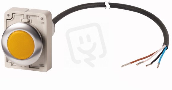 Eaton C30C-FL-Y-24-P65 Kompaktní zapuštěná signálka , 24V AC/DC, žlutá