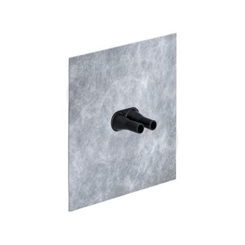 Těsnící manžeta Vlies-Butyl 150x150x30mm pro 2ks vedení d8-12mm KAISER 9089-47
