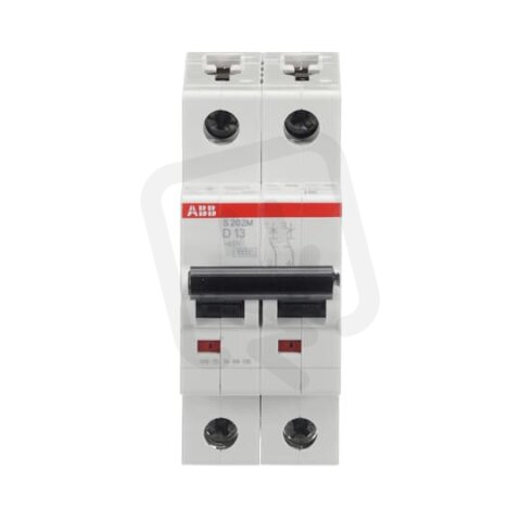 S202M-D13 2F jistič 13 A char. D 10kA ABB 2CDS272001R0131