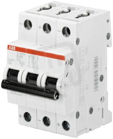 S203M-C4UC Jistič 3p 4A char. C ABB 2CDS273061R0044