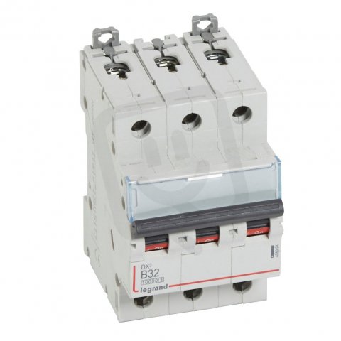 DX3 JISTIČ, 3 PÓLOVÝ, CHAR. B,32A 10000A/16KA LEGRAND 408994