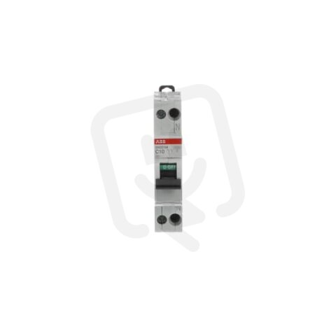 Jednofázový jistič s nul. pólem SN201M-C10 10 A char. C 10kA ABB 2CSS275101R0104