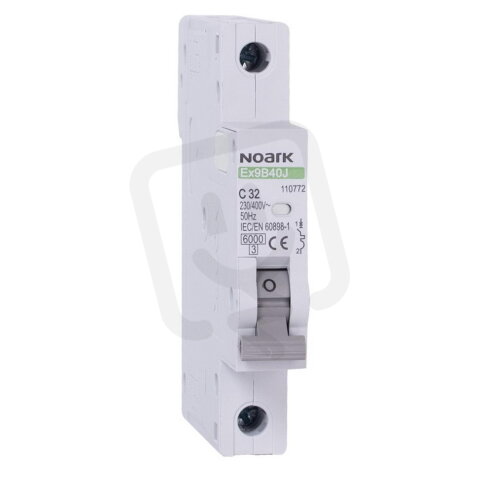 Úzký instalační jistič NOARK 110766 EX9B40J 13,5 mm, 6 kA, char. C, 4 A, 1-pól