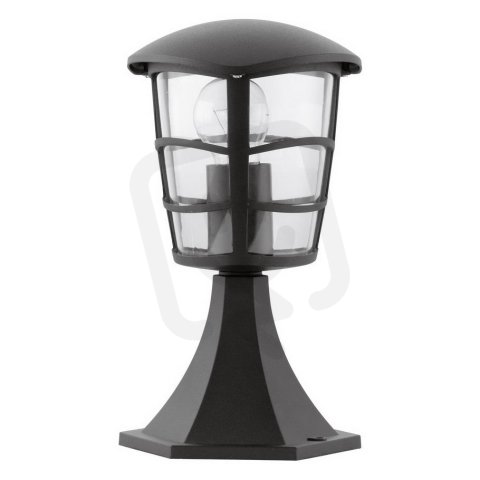 Venkovní svítidlo se soklem ALORIA černá 60W IP44 EGLO 93099
