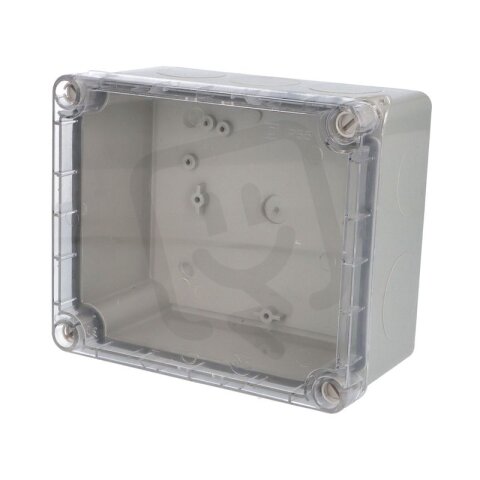 Krabice AcquaBOX 3043 IP55 170x140x90mm průhledné víko hladké boky FAMATEL 3043