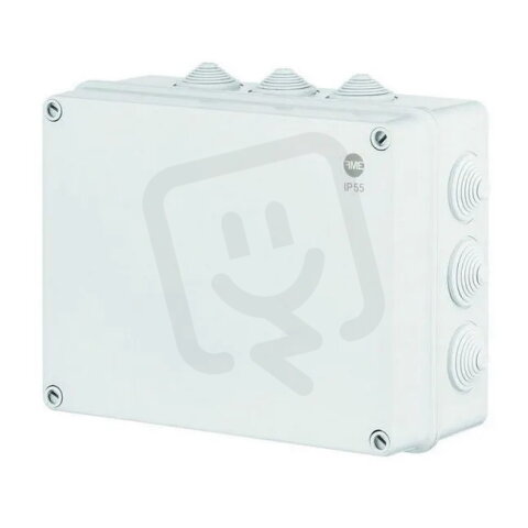 Krabice SolidBOX 68212 IP55 305x244x126mm plné víko stupň. vývodky (12x) FAMATEL