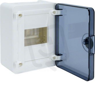 Hager VS104TS Rozvodnice násť. golf,IP40,1-řadá,4 mod,transp. dvířka