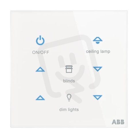 ABB KNX Tacteo prvek ovládací dotykový 6násobný 86x86 TB/U6.5.1-CG