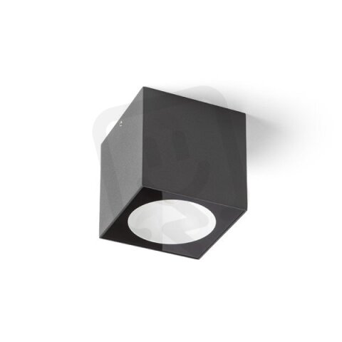 SENZA SQ stropní antracitová čiré sklo 230V LED 6W IP65 3000K RENDL R13625