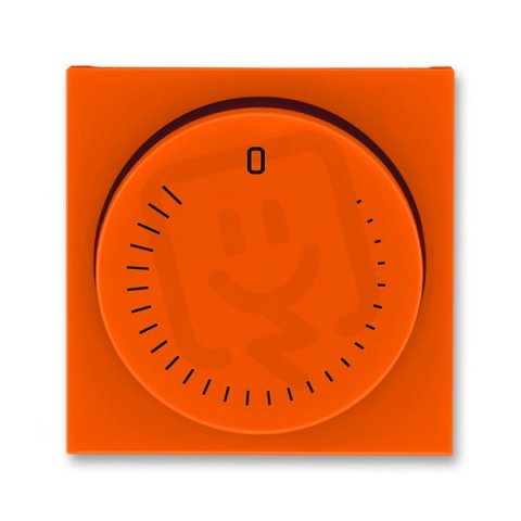 Kryt regulátoru otáček s maticí 3294H-A00130 66 oranžová/kouř. černá Levit ABB