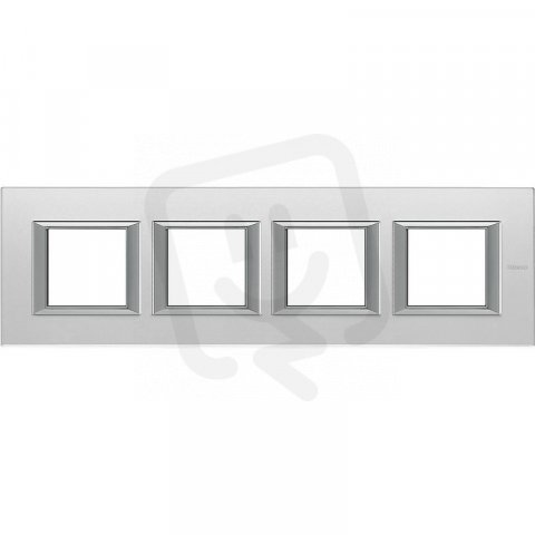 Legrand HA4802M4HVSA BTAX Rámeček2+2+2+2 HOR. SKLO MAT