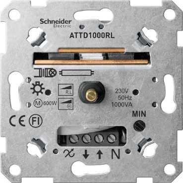 Merten otočný stmívač pro induktivní zátěž (60-1000 VA) SCHNEIDER MTN5135-0000