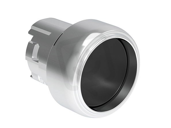 Lovato LPSB302 Tlačítko s návratem kovové d22mm chráněné černé
