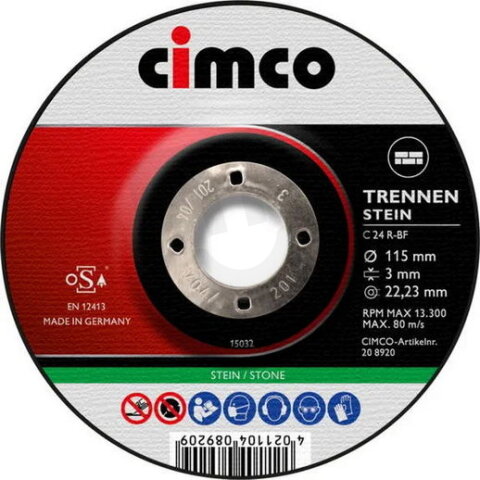 Korundový řezný kotouč na beton - 230 mm CIMCO 208924