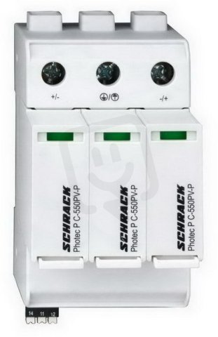 Svodič přepětí pro fotovoltaiku T2, 20 kA, p.k., modulový SCHRACK IS01121100