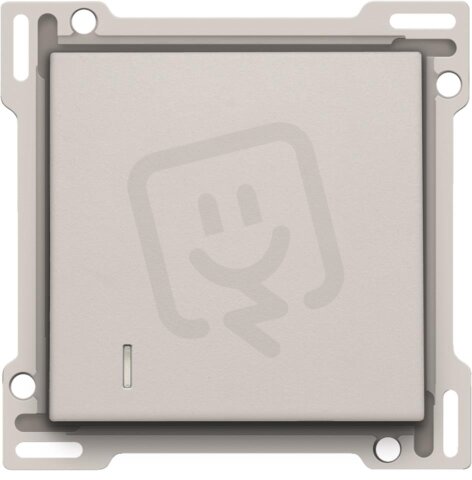 Středový kryt spínače hotelové karty -LIGHT GREY NIKO 102-61901