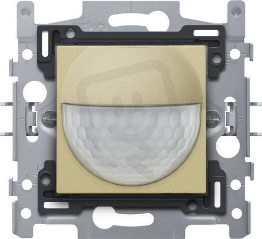 Detektor pohybu 230V/10A 180°/8m - ALU GOLD NIKO 221-78010