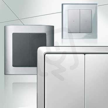 Schneider MTN412546 Kryt spínače dělený, S-Design, stainless steel