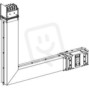 Schneider KSA1000DLE4A Koleno 1000 A horizontální na míru