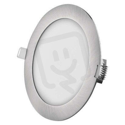 LED vestavné svítidlo NEXXO, kruhové, stříbrné, 12,5W, se změnou CCT EMOS ZD1233