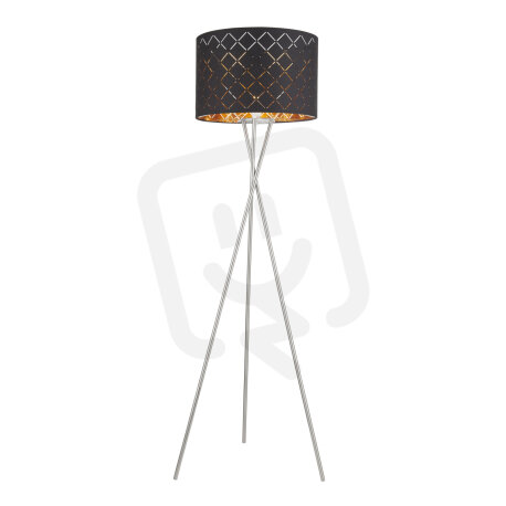 Stojací lampa CLARKE nikl 1xE27, max. 60W 230V GLOBO 15229S1