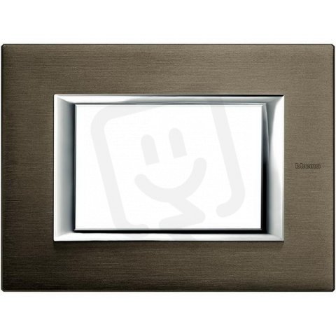 Legrand HA4803BR BTAX RÁMEČEK 3M BRONZ BROUŠENÝ