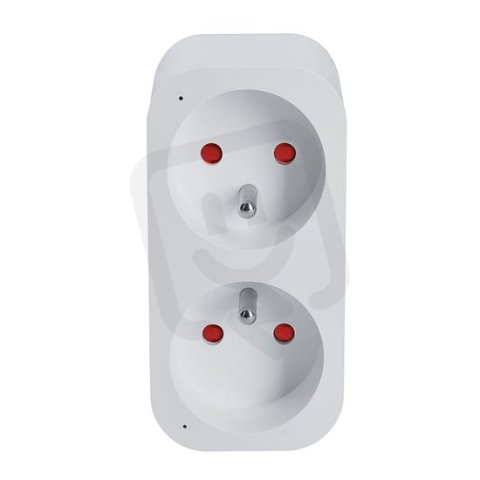 WIFI dvojzásuvka s měřením spotřeby SOLIGHT DTY02WIFI