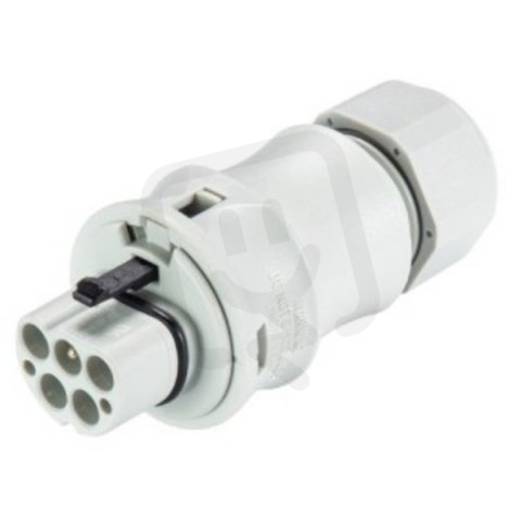 vidlice na kabel gesis RST, 5-pól, průchodka 10-14mm, šroubové svorky, šedá