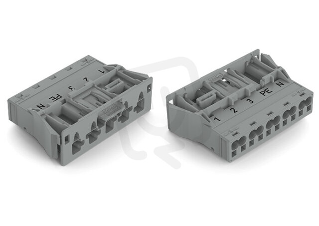 Zástrčka Snap-In 5pól. Kód. B šedá WAGO 770-755/062-000