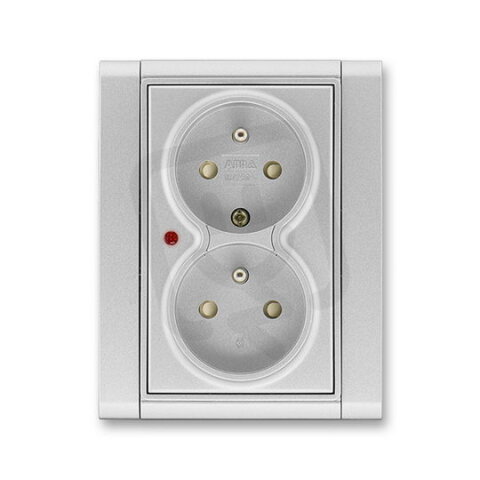 ABB 5592F-C02359 08 Zásuvka dvojnásobná, s ochranou před přepětím