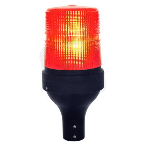 Maják LED STR 72 LED 240 V, AC, IP65, červená, černá, otvor průměr 48,5 mm 65863