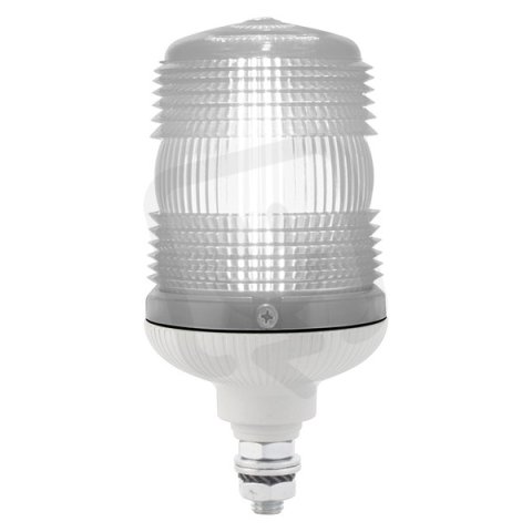 Maják zábleskový MINIFLASH X 110V, AC, IP54, M12, čirá, světle šedá 63798