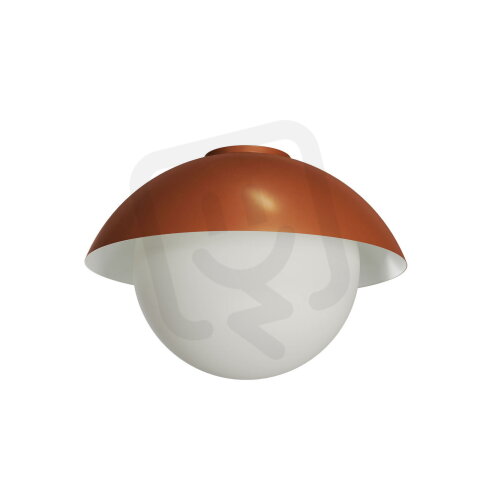 Přisazené LED svítidlo s plastovým stínidlem LUKIDA 3 27W IP65 DALI 3K hnědá