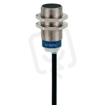 Schneider XS618B1NBL5 Indukční čidlo Universal (2xSn), zapustit., kov. válcové pr. 18, připoj. kabelem 5m