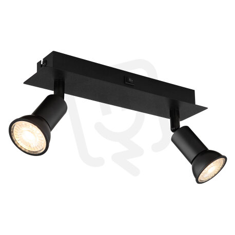 Nástěnné svítidlo DREW černá 2xGU10 35W 230V GLOBO 57998-2