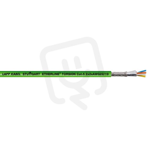 Ethernetový kabel ETHERLINE TORSION P CAT5 AWM 2X2XAWG22 LAPP 2170888