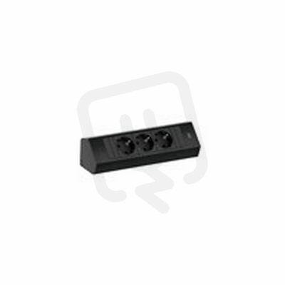 CASIA 2 3xCEE7/3 2,0m wire ferrules bk