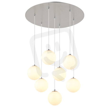 Závěsné svítidlo RIHA nikl 7x3,50W G9 IP20 GLOBO 56140-7H