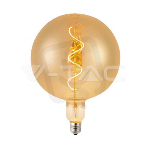 LED Bulb 4W Filament Spiral G200 2700K Amber Glass, VT-2270 V-TAC SKU23169