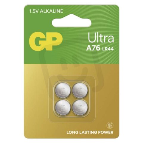 Alkalická knoflíková baterie GP Ultra A76U (LR44) B30764