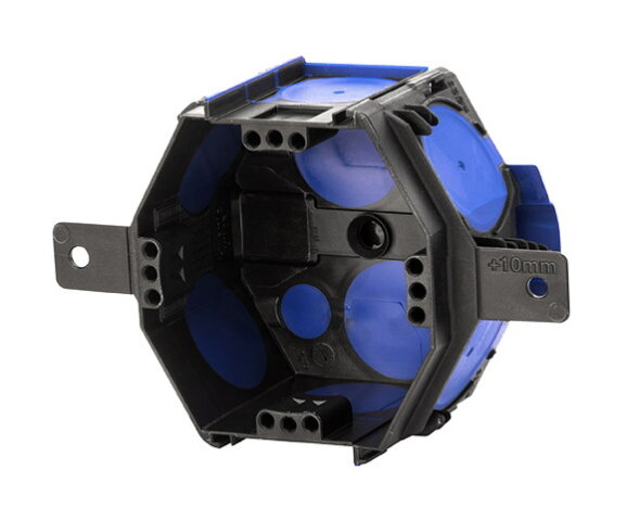 UI10F Přístrojová krabice pod omítku černá/modrá F-TRONIC 7320100