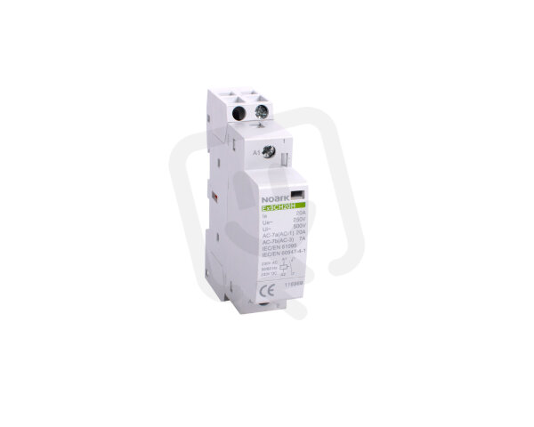 Tichý instalační stykač Ex9CH20H 02 12V AC/DC NOARK 116988