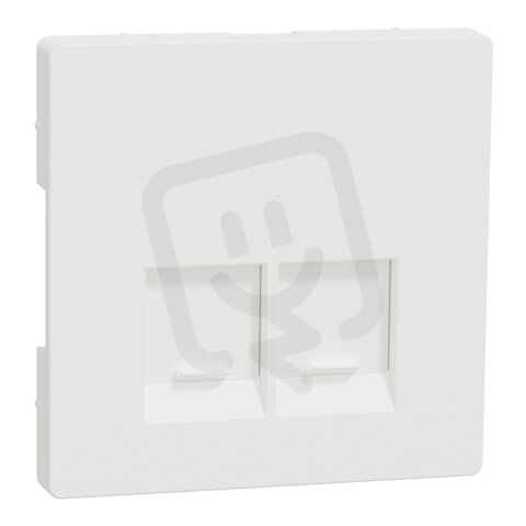 Centrální deska, Merten System D, RJ45, nordic white, termoplast MTN4572-6037