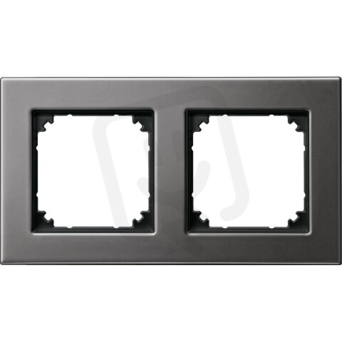 Rámeček M-Elegance 2násobný Rhodium Grey SCHNEIDER 475214