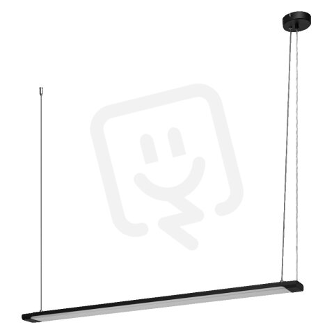 Office line slab 1.2m 40W 840 DIM Black OSRAM 4099854464836