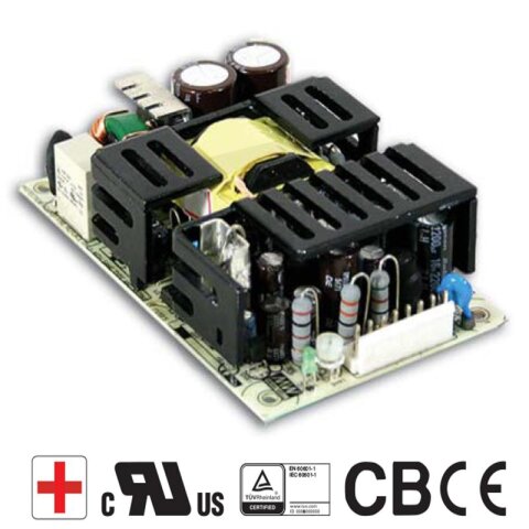 Spínaný zdroj otevřený 3CH 75W 5V/15V/-15V MEAN WELL RPT-75C